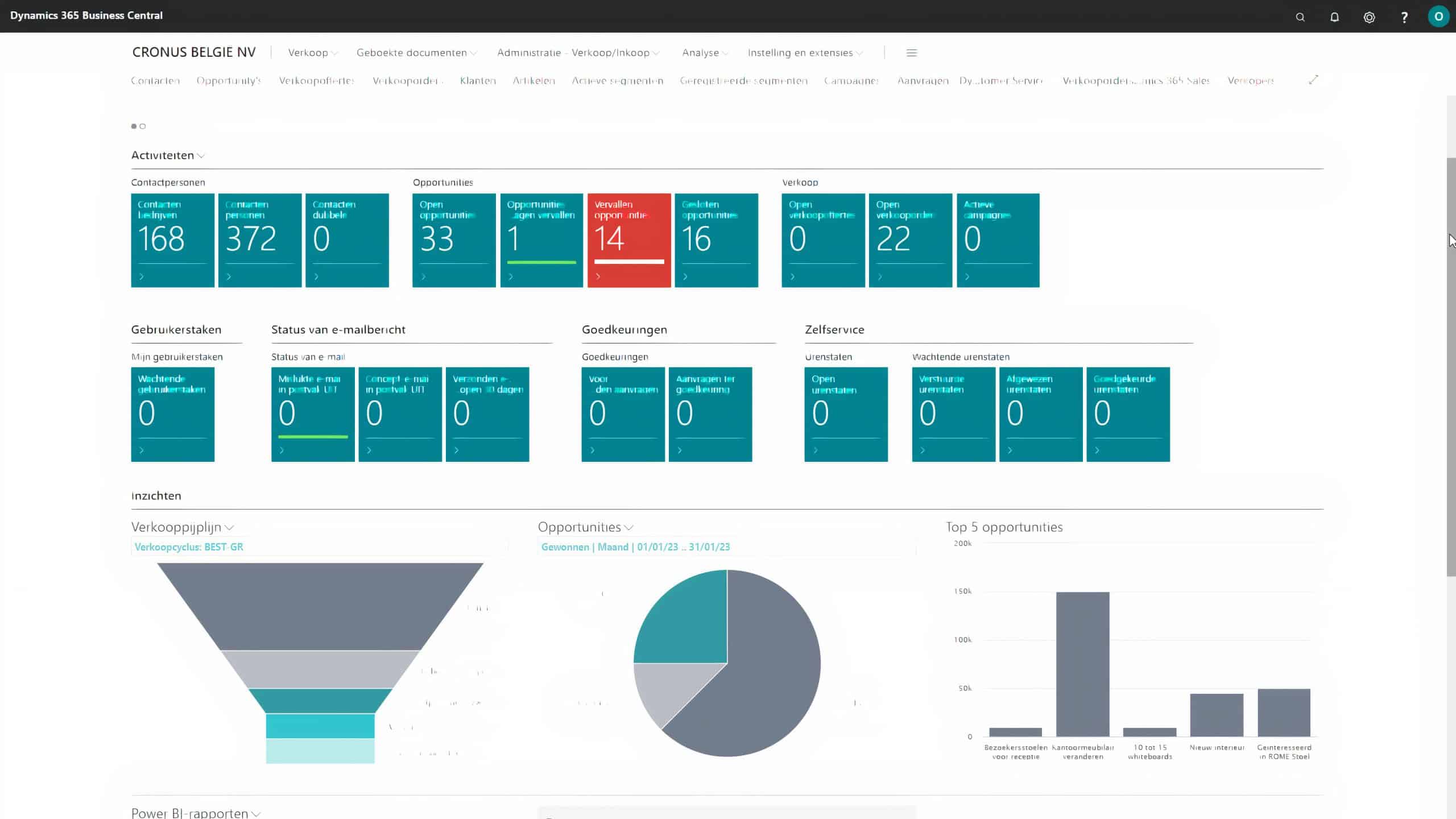 business central planning it all CRM plus ERP software